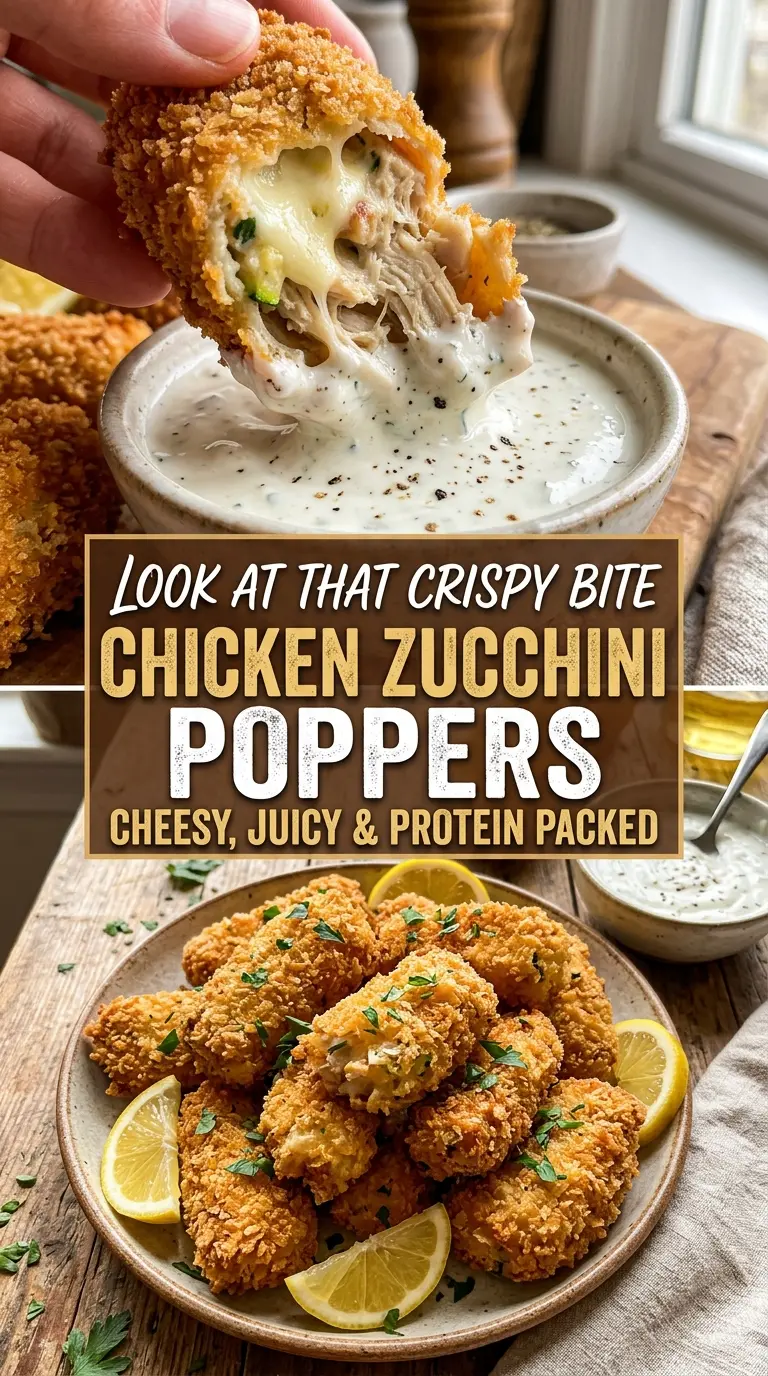Chicken Zucchini Poppers