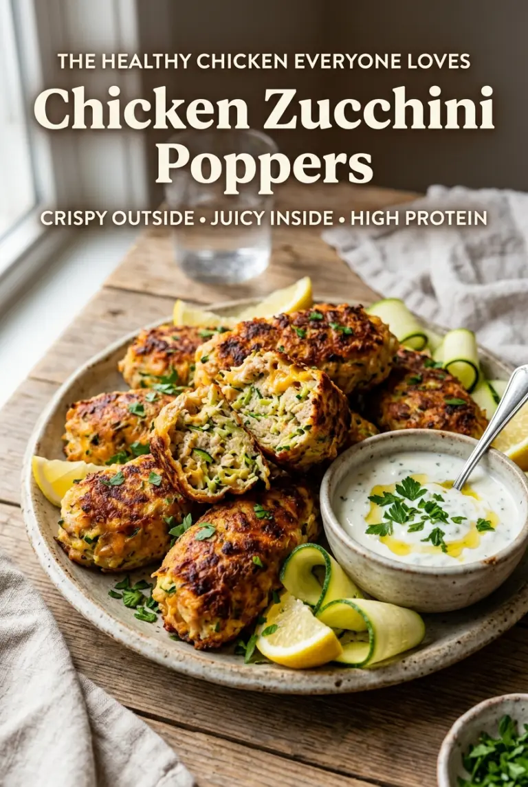 Chicken Zucchini Poppers