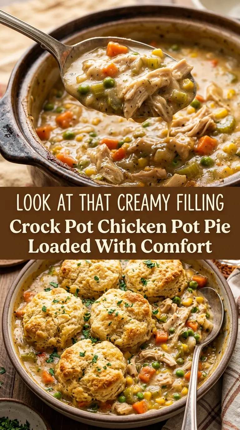 Crock Pot Chicken Pot Pie