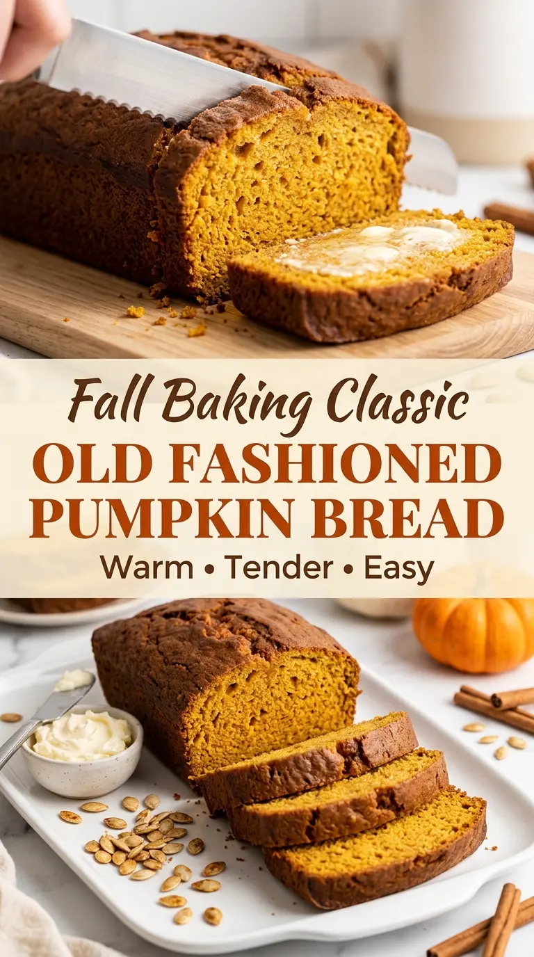 Old Fashioned Pumpkin Bread