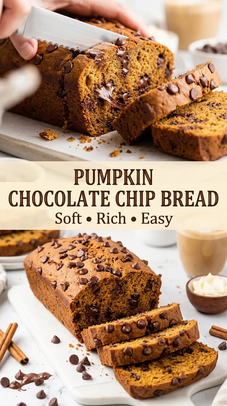 Pumpkin Chocolate Chip Bread