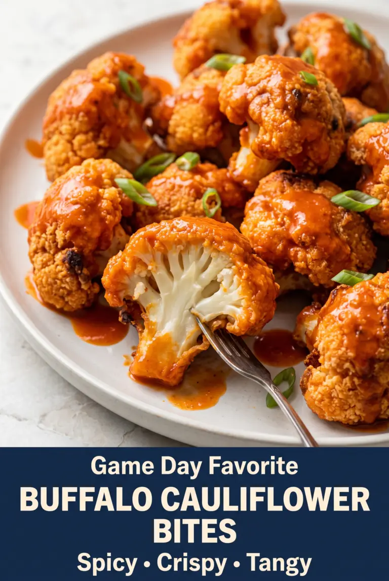 Buffalo Cauliflower Bites