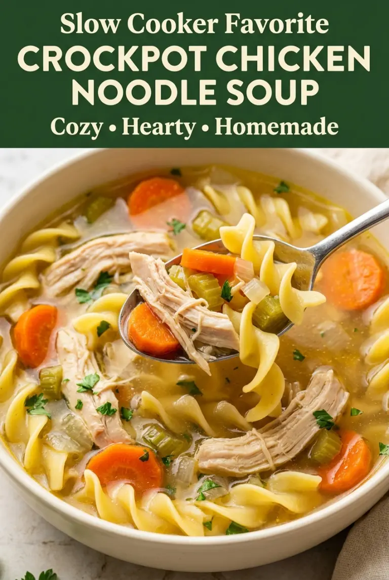 Crockpot Chicken Noodle Soup