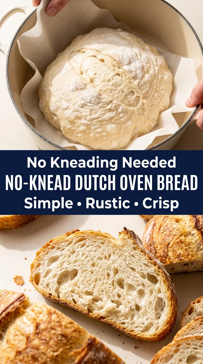 No-Knead Dutch Oven Bread