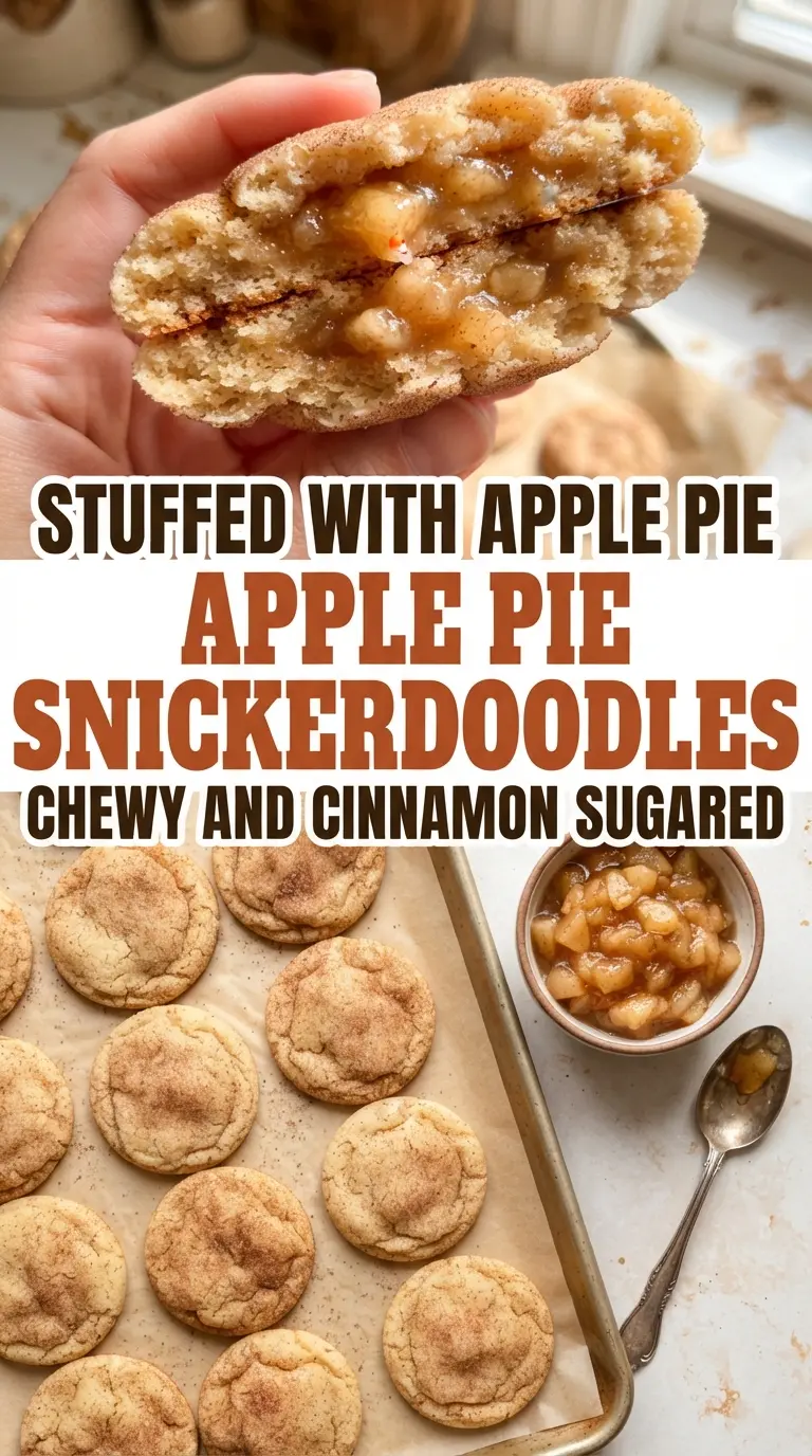 Apple Pie Snickerdoodles soft chewy cinnamon-sugar