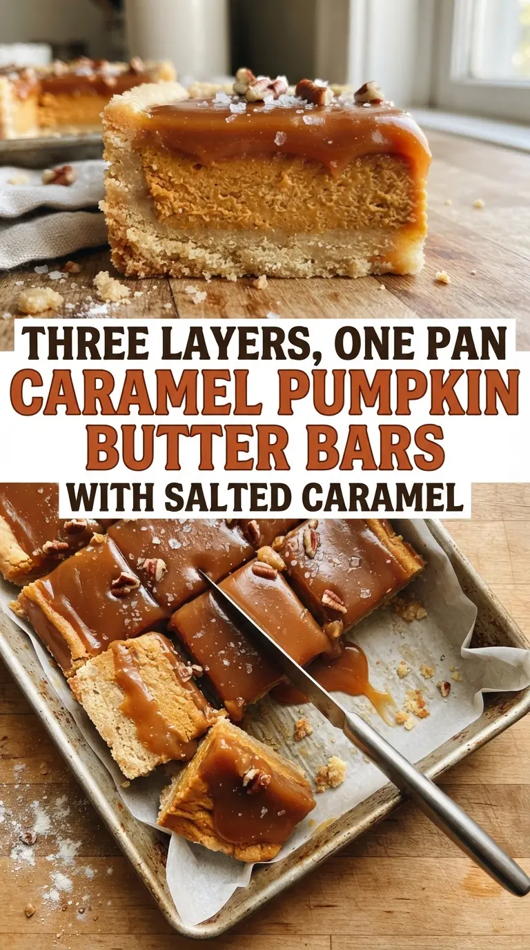 Caramel Pumpkin Butter Bars
