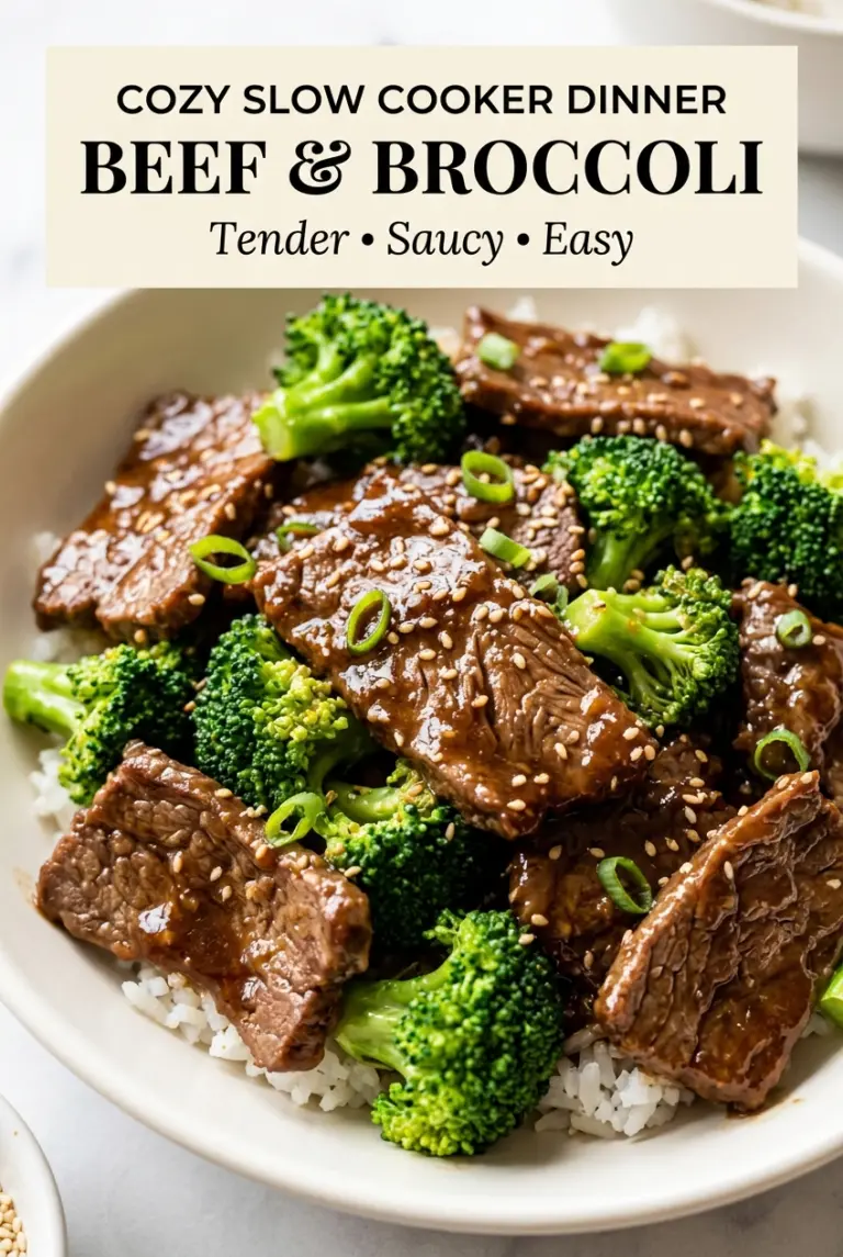 Slow Cooker Beef and Broccoli