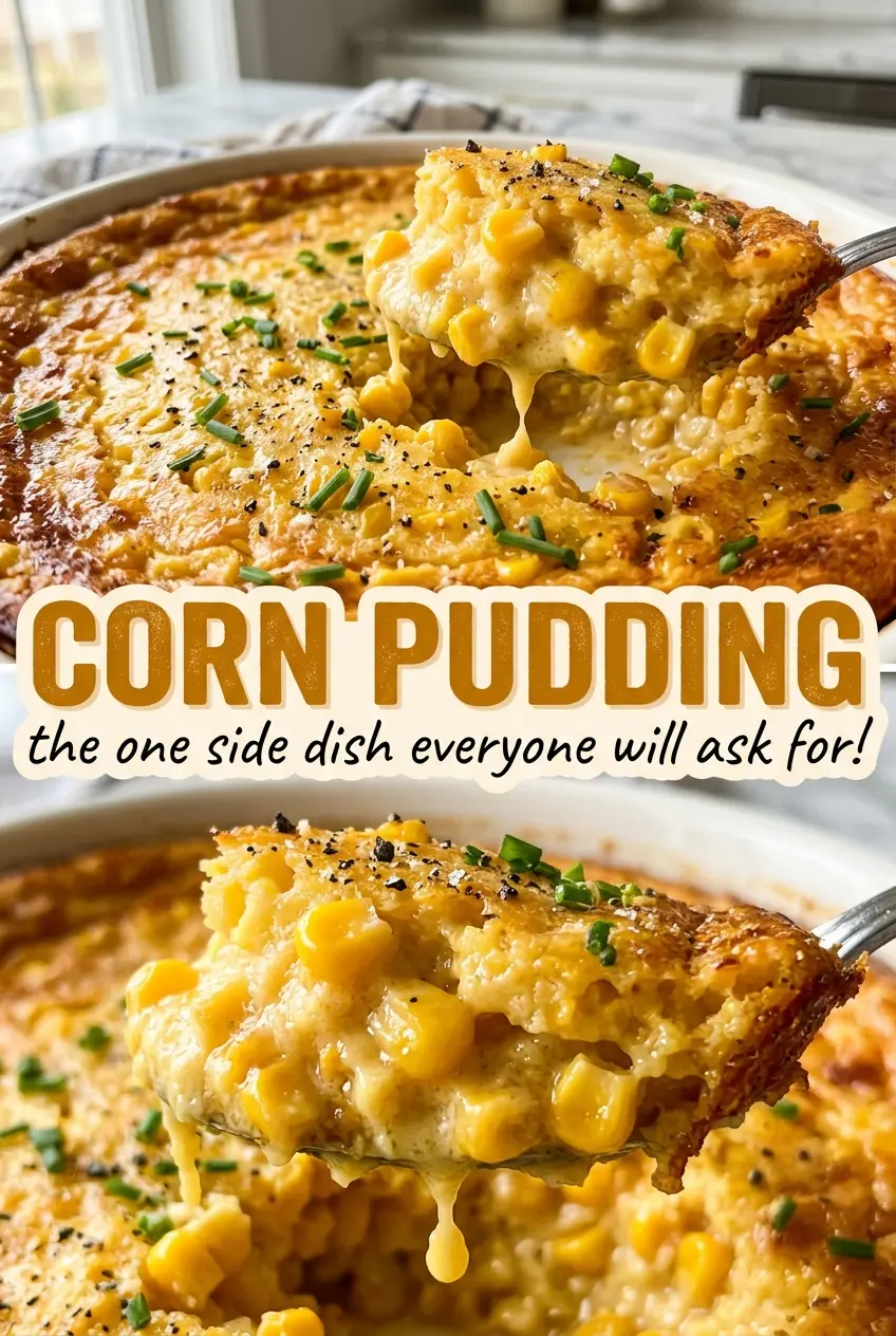 Corn pudding creamy golden casserole