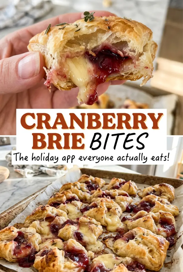 Cranberry Brie Bites