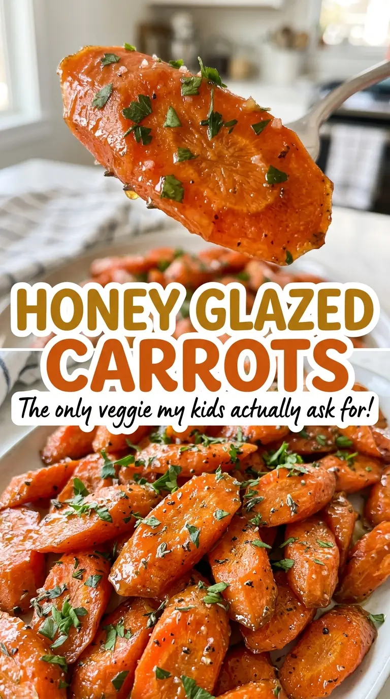 Honey Glazed Carrots shiny sweet side