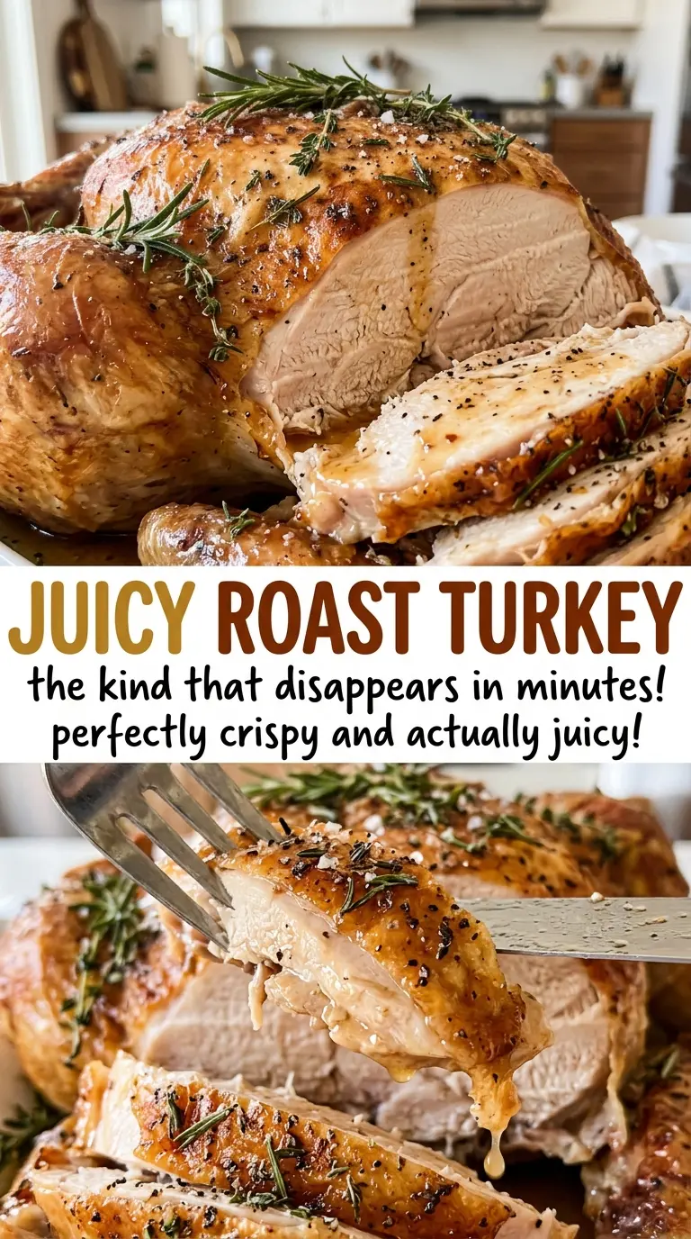 Juicy Roast Turkey with herb butter