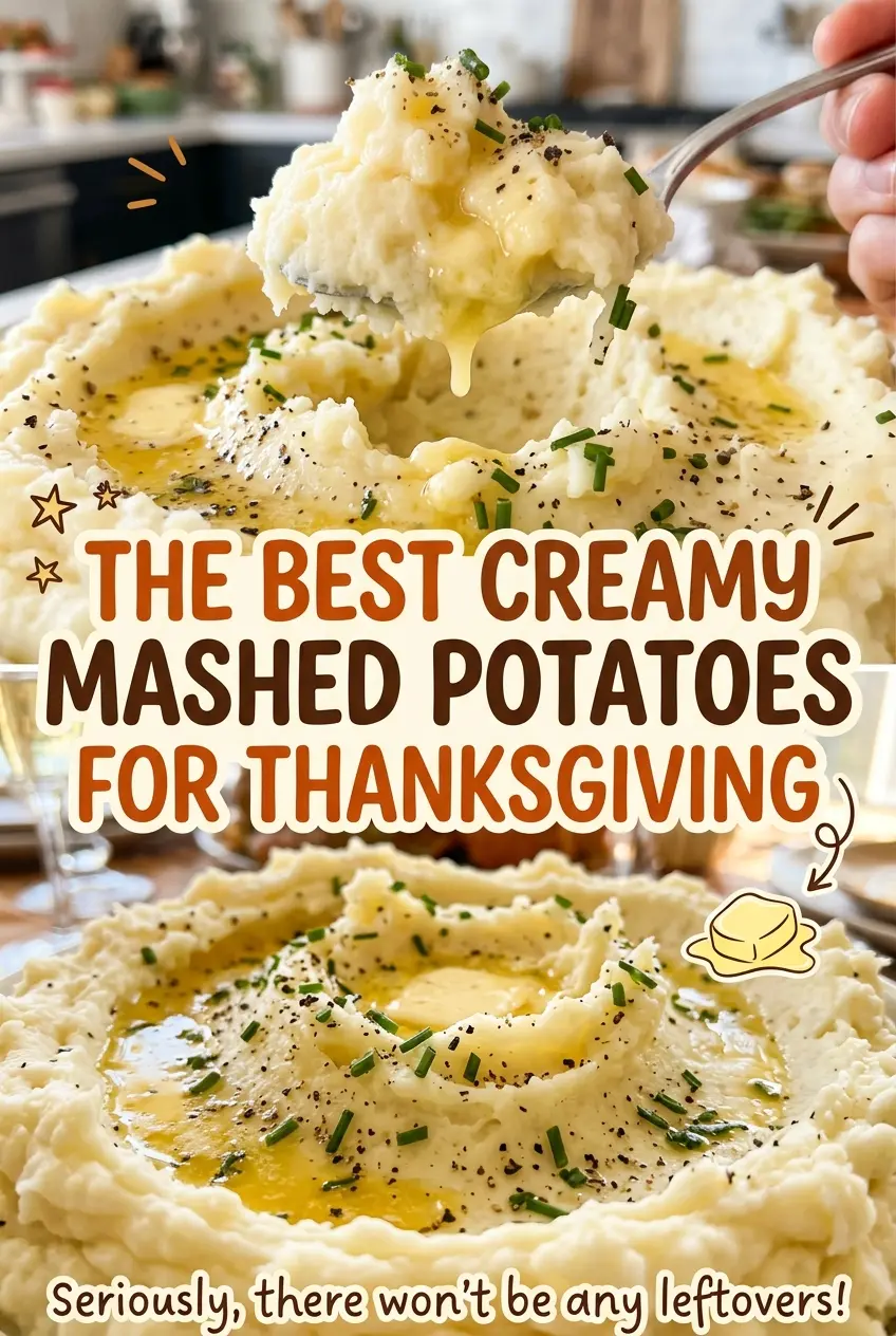 The Best Creamy Mashed Potatoes for Thanksgiving, buttery and silky